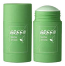 Máscara faciai para pele normal Apolo Green Mask Stick Green Mask 40g y 40mL