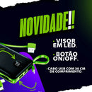 Power Bank 20.000 Mah Carregador Usb Portátil Com Cabo Carregamento Turbo Preto