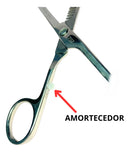 Tesoura Marco Boni Fio Liso E Desbaste 6 Polegadas Barbeiro Cor Cinza