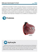 Relé Fotocélula Fotocontrolador 360º Exatron FCR2TF Tri Fácil Com Base Iluminação Interno e Externo 220 Volts