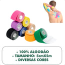 Fita Bandagem Elástica Adesiva Funcional Fisioterapia De Kinesio Tape Joelho Coluna Vertebral Ombro Ligadura Cor Sortida de acordo com a cor disponível em estoque
