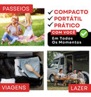 Kit 6 Frascos De Viagem Creme Shampoo Sabonete + Necessaire