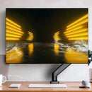 Suporte De Mesa Com Pistão A Gás 14 À 32'' Aquário Sim-2000 Cor Preto