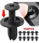 Fixadores Presilha Parafuso Plástico Automotivo 100 *peças*