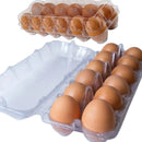 Embalagem Para 12 Ovos De Galinha Kit 50 Unidades Cor Transparente