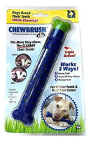 Osso Mordedor Removedor De Tártaros De Pets Escova Chewbrush Cor Azul