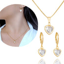 Kit Brinco Corrente Feminina Festa Casamento Noivado Coração