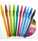Caneta Bic Cristal Esferográfica Com 10 Cores Fashion Ponta 1.2mm