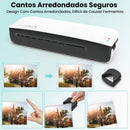Plastificadora Laminadora A4 , Fria/quente Laminadora, Velocidade 280 Mm/min, Abs Anti-travamento, Com 9 Folhas Para Laminação, Ideal Para Escolas E Casas