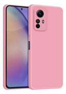 Capa Capinha Compativel  Note 12s 4g Silicone Rosa Iogurte