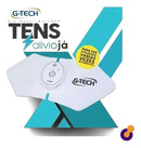 G-Tech Eletroestimulador Massageador Tens Alivio Já Anvisa Cor Branco Bi
