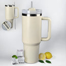 Copo Termico 1200ml Caneca Com Tampa E Canudo Gra Off White G2