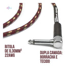 Cabo Santo Angelo Angel Textil Ltx P10xp10 15ft Plug L 4,57m