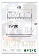 Filtro Oleo Hiflo Hf138 Suzuki Gsxr Gsx R Srad 600 750 1000