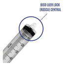 Seringa 60ml Luer Lock/ Rosca Recarregar Cartucho 25unidades Capacidade Em Volume 60 Ml