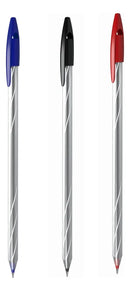Caneta Esferográfica Cis Spiro Pro Azul Preta Vermelha 0.7mm