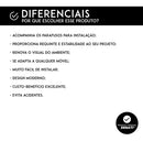 Kit 12 Puxadores Móveis Porta Gaveta Vitória Branco