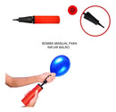 Bomba De Encher Bexiga Balão - Manual - Inflador Bexiga Cor Sortidas