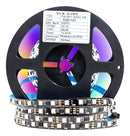 Fita Led Ws2811 Endereçável 5 Metros 300 Leds 12v Ip20 Vlx Luz Rgb Preta