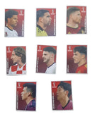 Copa 2022 - Kit Completo 8 Figurinhas Coca Cola Rápido Personagem Figurinhas Coca Cola Copa 2022