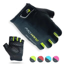 Luva Meio Dedo Ciclismo Bicicleta Bike Masculina Femini Azul M