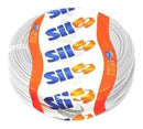 Cabo Flexivel Unipolar Sil 1x6mm² Branco Rolo 100m