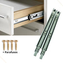 HD Ferragens Soft Closing de 40x4.5cm trilho gaveta zincado