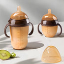 Mamadeira Anti Cólica 240mL de silicone marrom