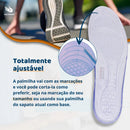 Par De Palmilha Silicone Gel Anti Impacto. Cor Cristal Tamanho Da Palmilha 40/42