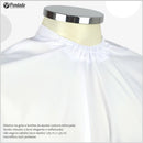 Capa De Corte De Cabelo Premium Microfibra Extra Grande Pentale Cor Branca