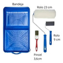 Kit Pintura Tigre Multiuso 5 Pecas Rolo Pincel Bandeja 1540