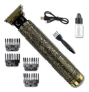 Clippers Dragon Retro Profissionais Para Cabelo E Barba Cor Bege