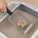 Pá Higiênica Para Gatos Em Aço Inox Com Malha De 2,8 Mm Ideal Para Areia Granulada Namave