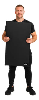 Colchonete Exercicios 90cm NBK FLEX Ginastica Treino Academia Colchonete para Yoga Grande em Espuma de Abdominal Funcional Preto