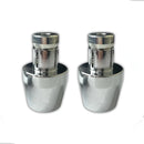 Par Peso Pesinho Pcx 150 Para Guidao Oco Cromado Com Bucha