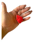 Chaveiro Anatômico 3d De Coração Humano Tamanho 4x3cm