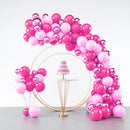 Kit 125 Balões Bexiga Rosa Claro + Pink + Rosa Metalizado