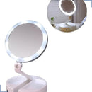 Espelho Led Dobravel De Maquiagem Rosto Make