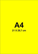 Cartaz Amarelo Supermercado P/laser/inkjet Tam A4 - 200 Unid