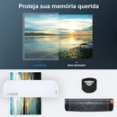 Plastificadora Laminadora A4 , Fria/quente Laminadora, Velocidade 280 Mm/min, Abs Anti-travamento, Com 9 Folhas Para Laminação, Ideal Para Escolas E Casas
