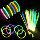 Kit 100 Pulseiras Neon Balada Brilho Fluorescente Festa