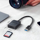 Leitor De Cartão Ugreen Usb 3.0 Para Sd + Tf