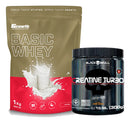 Kit Whey Growth 1kg + Creatina Bl Natural-Creatina-Laranja