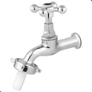 Torneira Para Tanque E Jardim De 1/2 Com Bico 3/4 Prateado