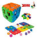 Kendy Cubo Didático Educa 14x14x14 Educativo Estimulação Presente de Natal