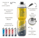 Garrafa Térmica 700ml Squeeze Caramanhola Bike Academia Cor Amarela
