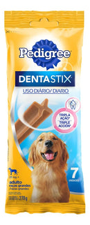 Petisco para Cães Adultos Raças Grandes Pedigree Dentastix Pacote 270g 7 Unidades