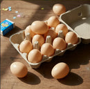 Kit 24 Ovos Falsos Plástico Para Indez Galinha, Cor Ovo Caipira Marrom, Estimula Postura Correta, Evita Ovos Quebrados