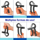 Handgrip Mão Ajustável 60kg Contador Fisioterapia Academia Cor Preto