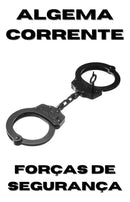 Algema De Corrente Invictus Aço Carbono Aisi 1020 Preta